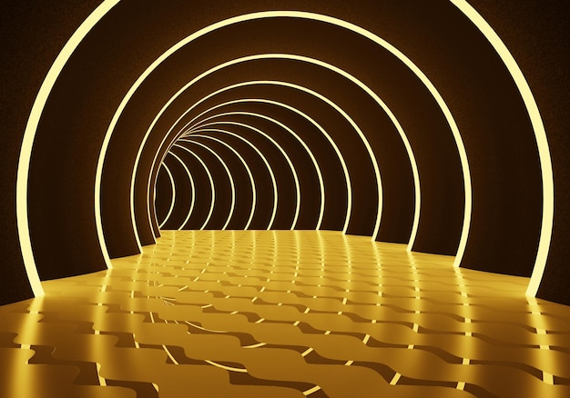 Graphiques de tunnel 3d images libres de droits