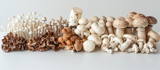 Photo une grappe de champignons