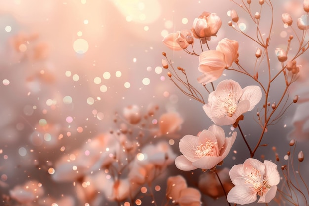 Une grappe de fleurs accrochée à une branche