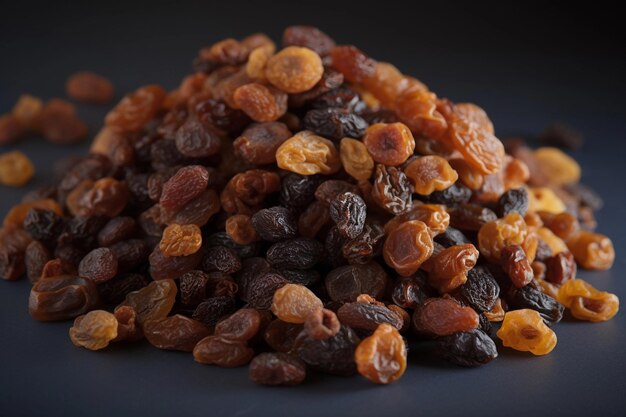 Grappe de raisins secs générée par l'IA