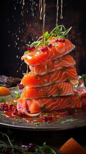 Le gravlax ou saumon gravé est un plat nordique