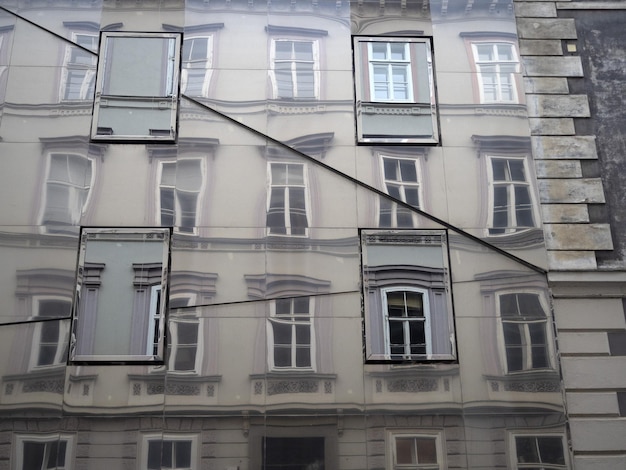 Graz autriche bâtiment réflexion sur maison moderne