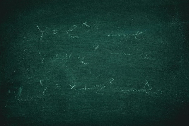 Green Chalkboard Chalk texture affichage de la commission scolaire pour les traces de craie d'arrière-plan effacées avec un espace de copie pour ajouter du texte ou une conception graphique