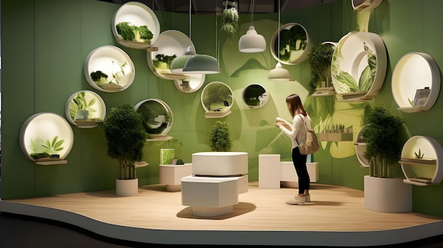 Green Horizons Une ode visuelle à la conception durable et aux solutions respectueuses de l'environnement