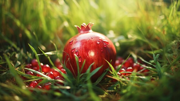 La grenade dans l'herbe