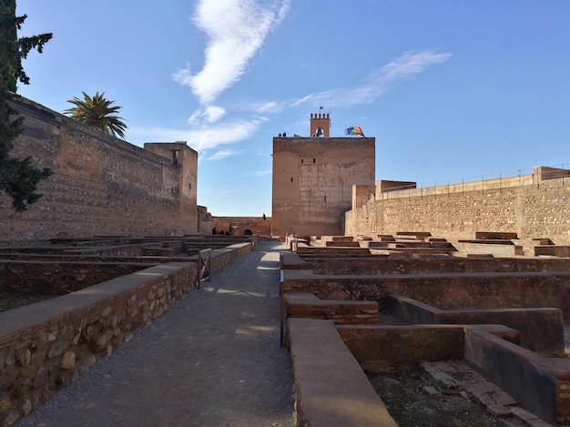 Grenade Espagne 14 décembre 2017 Vue du château de l'Alhambra