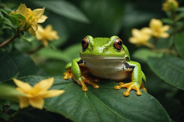 Grenouille d'arbre verte australienne