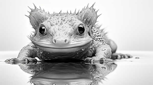 la grenouille de dessin animé est attrayante et engageante fond d'écran HD photo