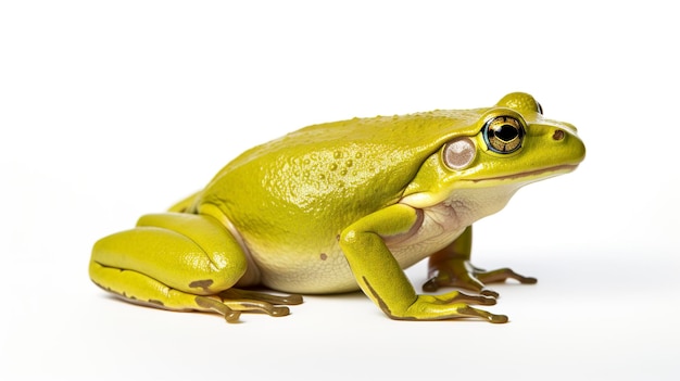 Grenouille, une photo de tout le corps d'un célibataire