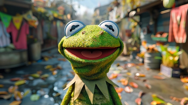 La grenouille souriante