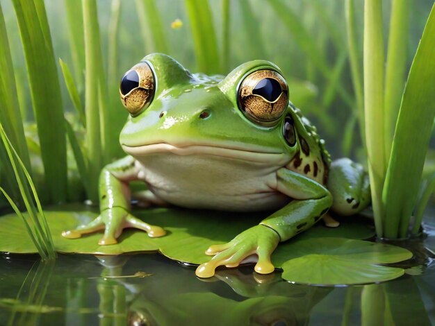 La grenouille verte