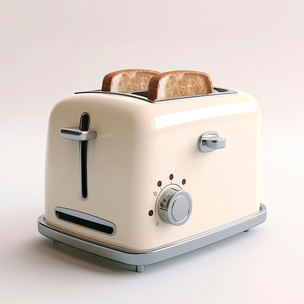 Un grille-pain avec une poignée qui dit "toaster" dessus.