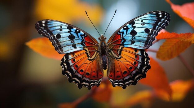 gros plan beau papillon
