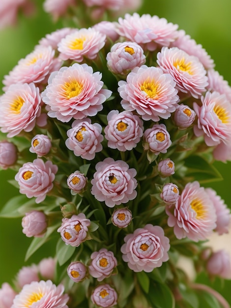 Gros plan d'une belle fleur