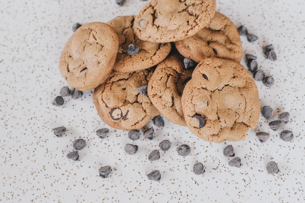 Gros plan, de, biscuits