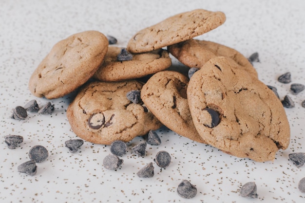 Gros plan, de, biscuits