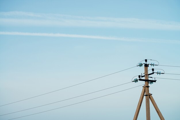 gros plan de ciel bleu.