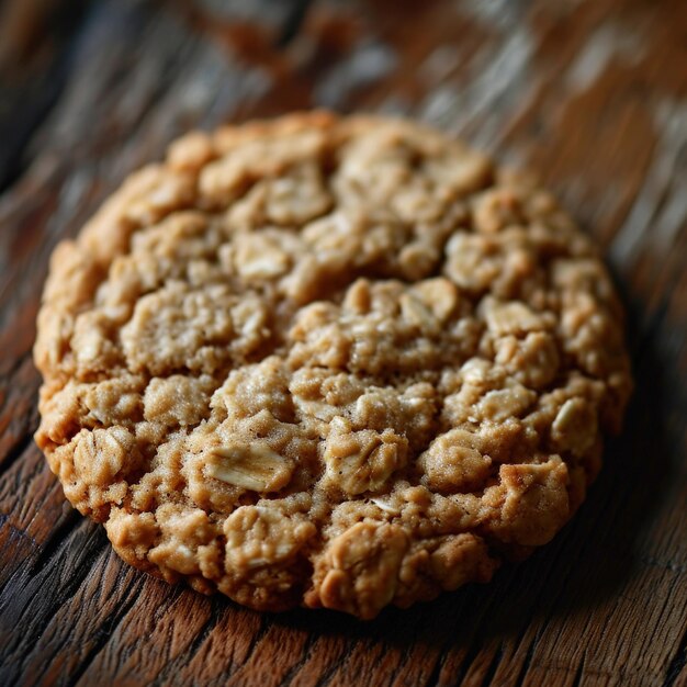 Un gros plan d'un cookie