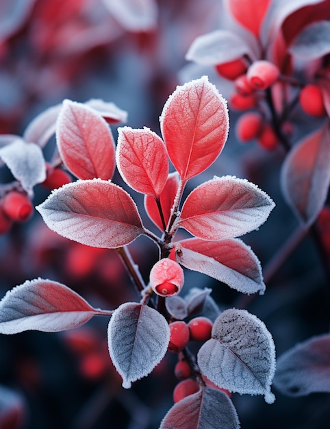 Photo un gros plan d'une couronne de fleurs et de feuilles sur un fond blanc