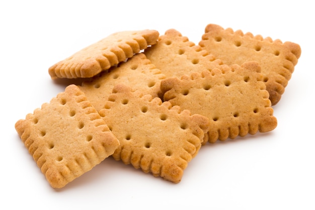 Gros plan de délicieux biscuits biscuits
