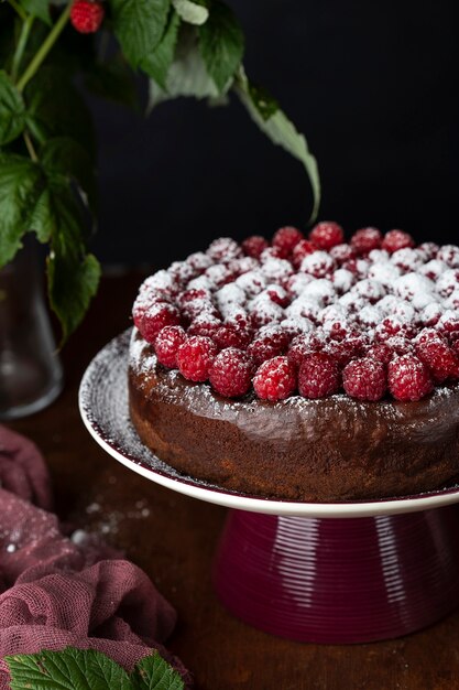 Gros plan, de, délicieux, dessert