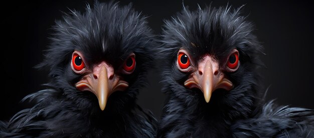 gros plan de deux oiseaux