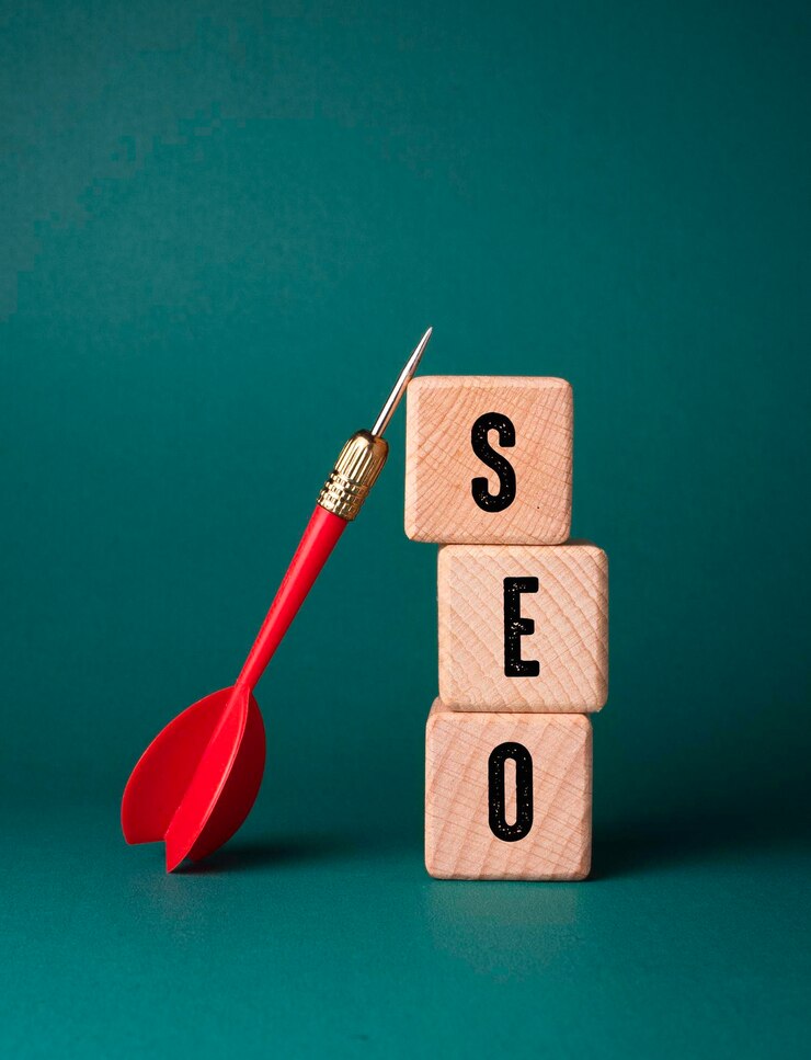 Gros plan du mot SEO, idée de concept d'entreprise Web
