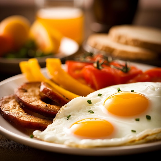 Gros plan du petit-déjeuner