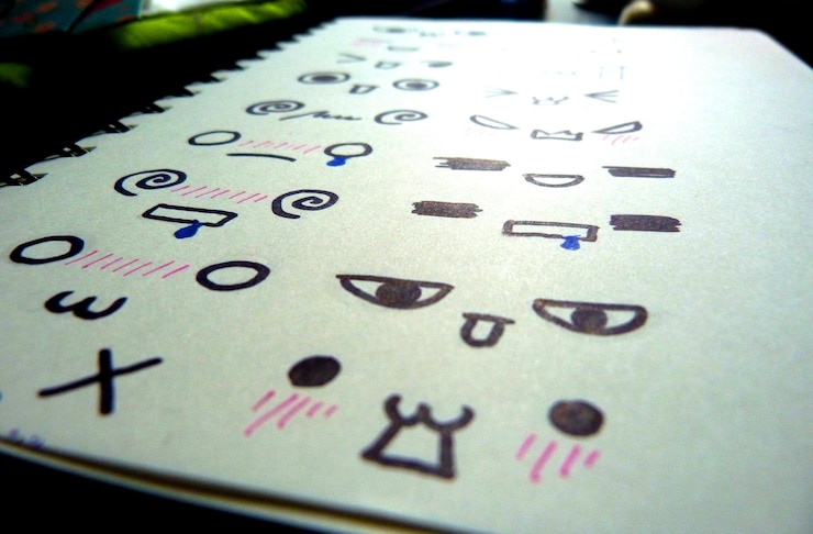 Photo gros plan du texte sur la table