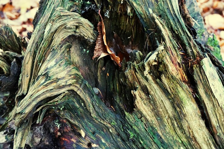 Photo un gros plan du tronc de l'arbre