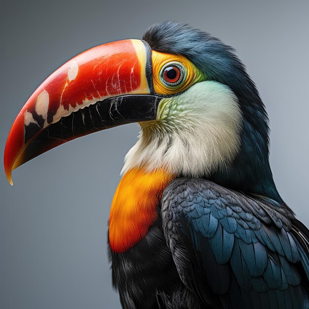 Gros plan fascinant de Toucan