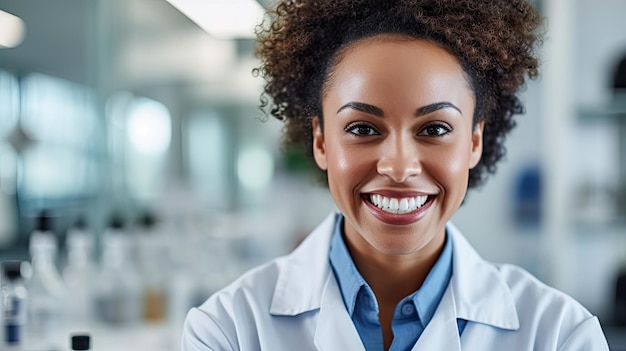 Photo un gros plan d'une femme souriante