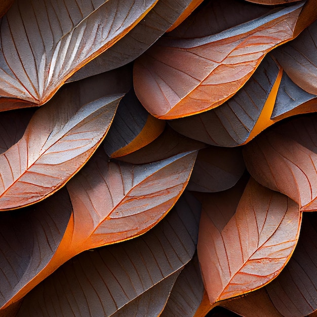 Un gros plan de feuilles sur un mur