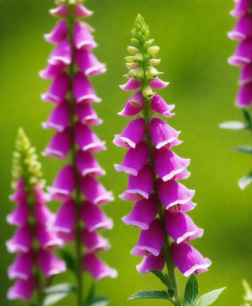 un gros plan d'une fleur avec des fleurs violettes papier peint HD 8K Image photographique de stock