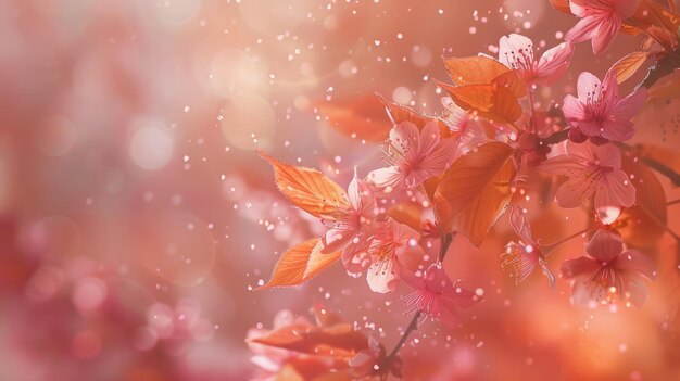 Photo un gros plan d'une fleur avec des gouttes d'eau dessus