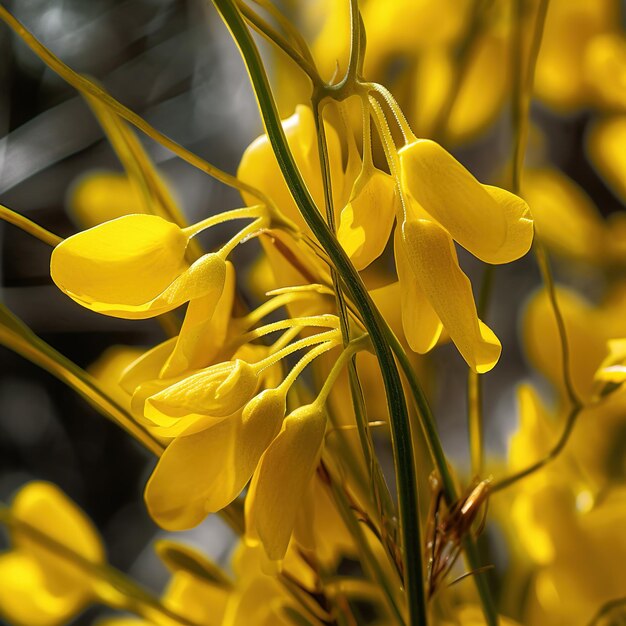 Gros plan fleur d'hypericum