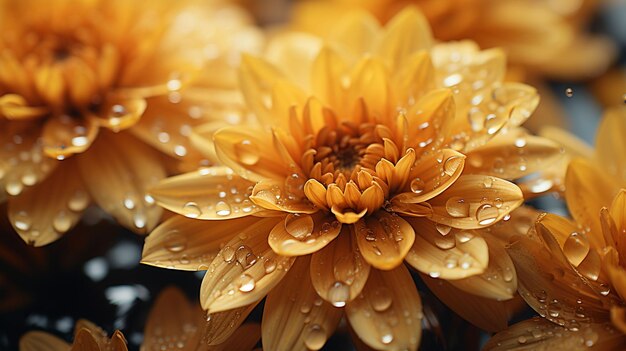 Photo un gros plan de la fleur jaune