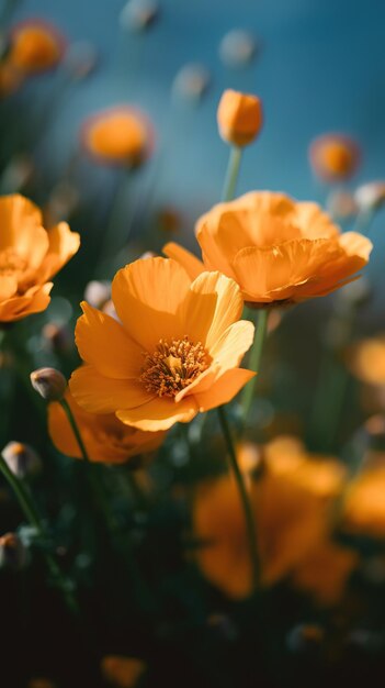 Un gros plan d'une fleur jaune