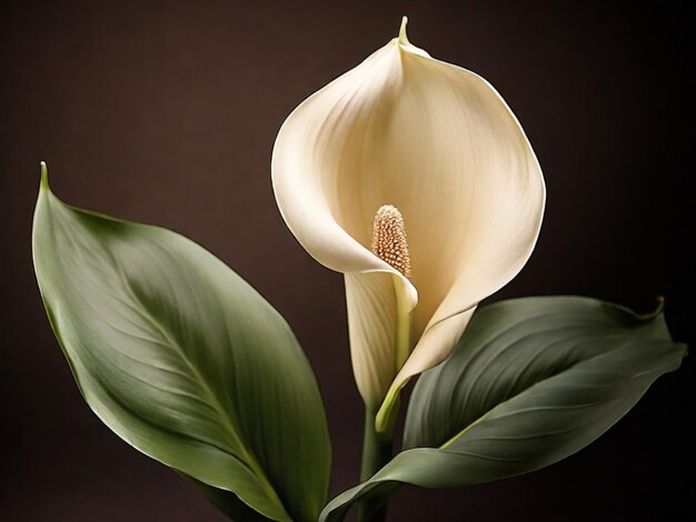 Photo un gros plan d'une fleur avec le mot fleur dessus