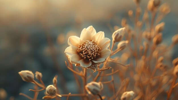 Un gros plan d'une fleur en pleine floraison