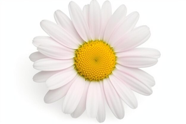 Photo un gros plan d'une fleur sur une surface blanche