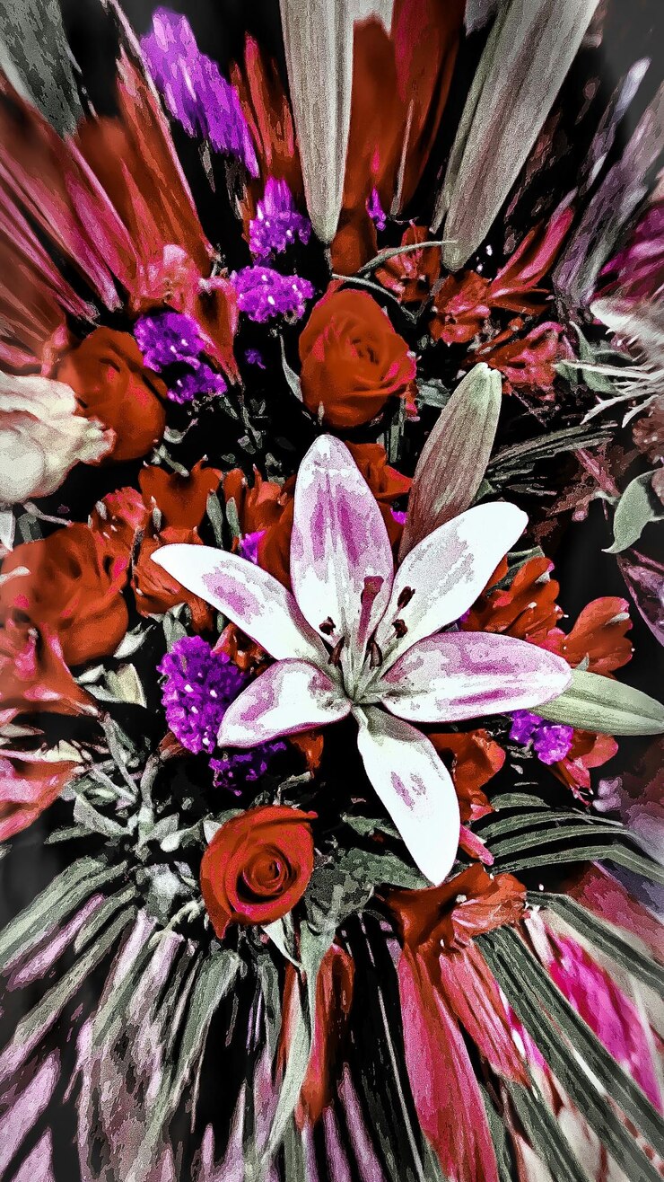Photo un gros plan des fleurs