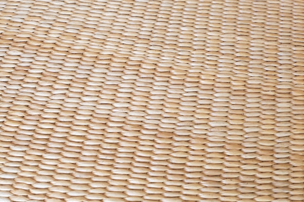 Gros plan de fond de bambou beige clair