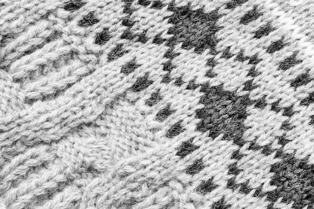 Gros plan de fond en tricot