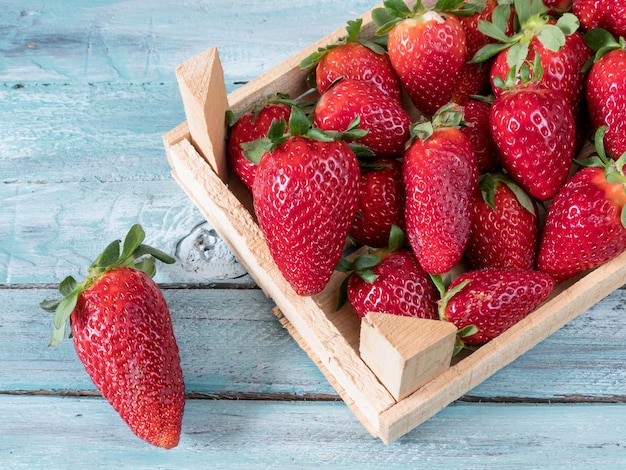 Un gros plan des fraises