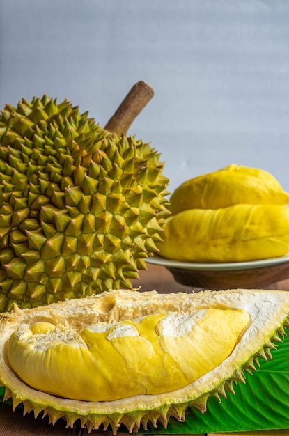 gros plan de fruits durian