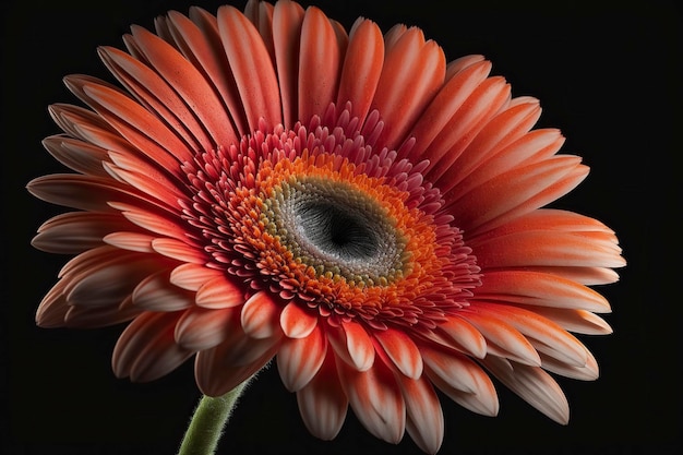 Gros plan de Gerbera IA générative