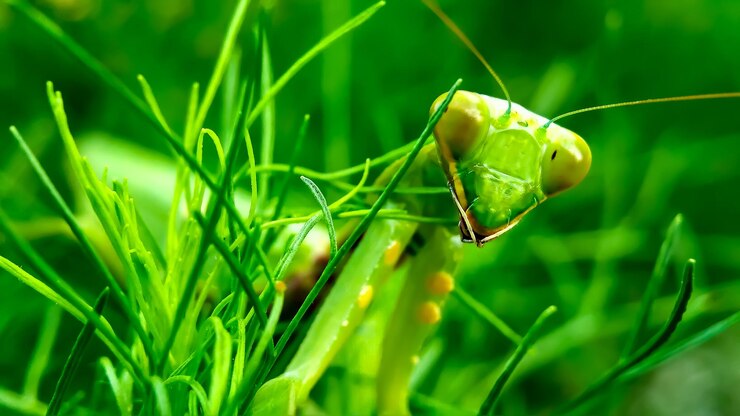 Photo un gros plan d'un insecte sur une feuille