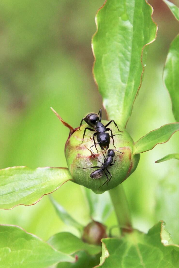 Photo gros plan d'un insecte sur une feuille
