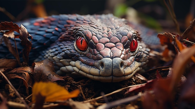 gros plan d'un lézard